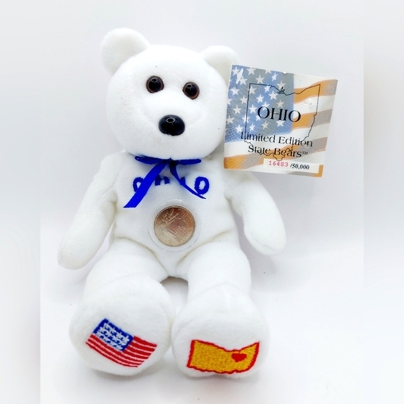 Vintage Ohio Limited Edition State Bear - With Tag, Ohio State Coin‎ - Picture 1 of 8